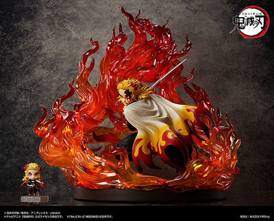 Demon Slayer: Kimetsu no Yaiba Statue 1/4 Kyojuro Rengoku Complete Edition 72cm - Scale Statue - FREEing - Hobby Figures UK