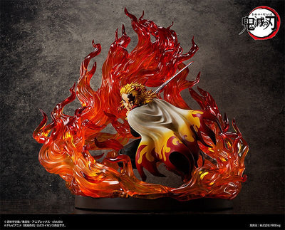 Demon Slayer: Kimetsu no Yaiba Statue 1/4 Kyojuro Rengoku Complete Edition 72cm - Scale Statue - FREEing - Hobby Figures UK