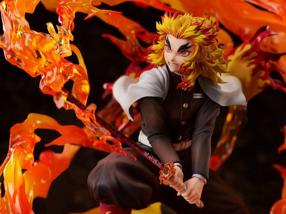 FIGURINE DEMON SLAYER Kimetsu No Yaiba Rengoku Kyoujurou modèle bouchon FIGURINE DEMON SLAYER Kimetsu No Yaiba Rengoku Kyoujurou modèle bouchon