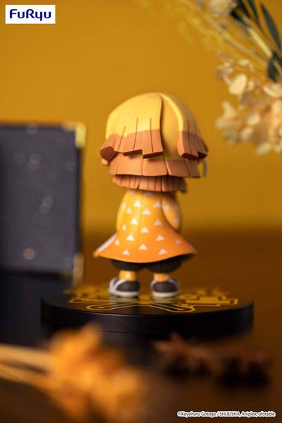 Demon Slayer: Kimetsu no Yaiba Toonize PVC Statue Agatsuka Zenitsu Normal Colour Ver. 13cm - Mini Figures - Furyu - Hobby Figures UK