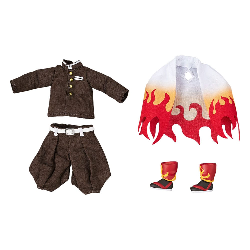 Demon Slayer: Kimetsu no Yaiba for Nendoroid Doll Figures Outfit Set: Kyojuro Rengoku - Action Figures - Good Smile Company - Hobby Figures UK