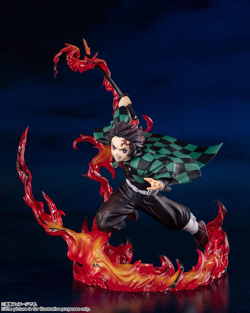 Demon Slayer: KnY FiguartsZERO PVC Statue Tanjiro Kamado (Total Concentration Breathing) 19cm - Scale Statue - Bandai Tamashii Nations - Hobby Figures UK