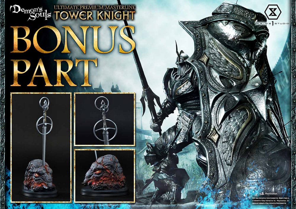 Demon's Souls Statue Tower Knight Deluxe Bonus Version 59cm - Scale Statue - Prime 1 Studio - Hobby Figures UK