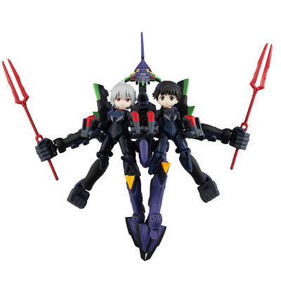 Evangelion Desktop Army Figures Shinji Ikari, Kaworu Nagisa & Evangelion 13 8 - 15cm - Action Figures - Megahouse - Hobby Figures UK