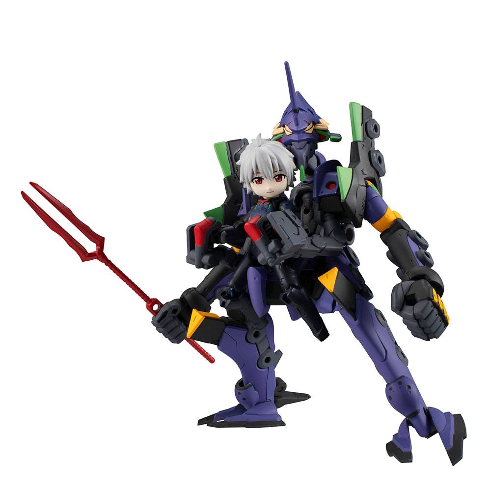 Evangelion Desktop Army Figures Shinji Ikari, Kaworu Nagisa & Evangelion 13 8 - 15cm - Action Figures - Megahouse - Hobby Figures UK