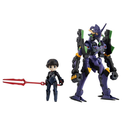 Evangelion Desktop Army Figures Shinji Ikari, Kaworu Nagisa & Evangelion 13 8 - 15cm - Action Figures - Megahouse - Hobby Figures UK
