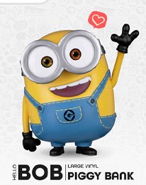 Despicable Me Piggy Vinyl Bank Hello Bob 35cm - Scale Statue - Beast Kingdom Toys - Hobby Figures UK