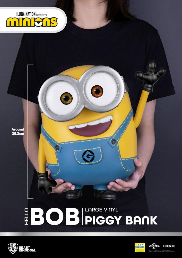 Despicable Me Piggy Vinyl Bank Hello Bob 35cm - Scale Statue - Beast Kingdom Toys - Hobby Figures UK
