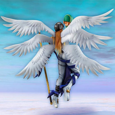 Digimon Adventure G.E.M. Series PVC Statue Angemon & Takaishi Takeru 22cm - Scale Statue - Megahouse - Hobby Figures UK