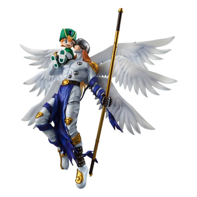 Digimon Adventure G.E.M. Series PVC Statue Angemon & Takaishi Takeru 22cm - Scale Statue - Megahouse - Hobby Figures UK