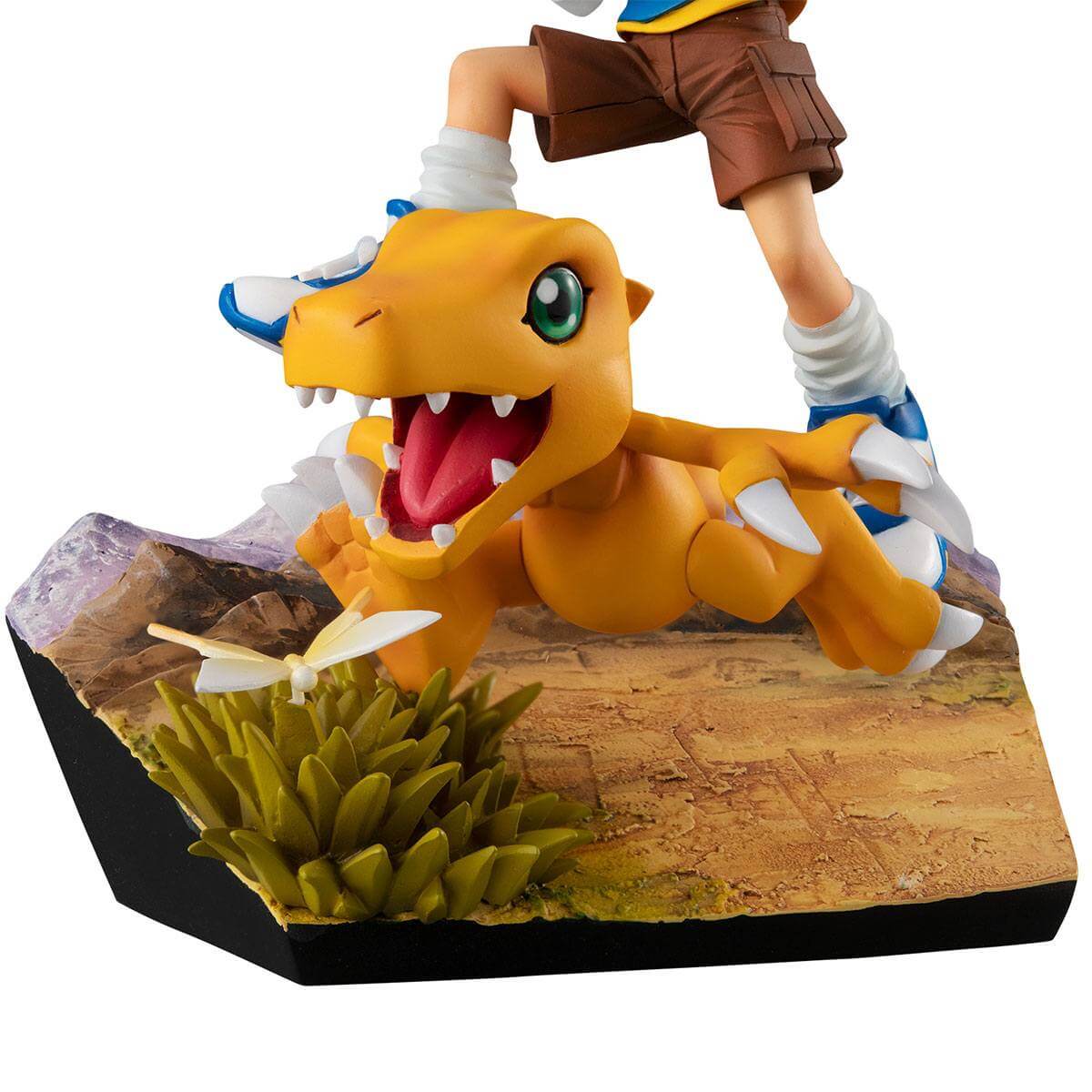 Digimon Adventure G.E.M. Series PVC Statue Taichi Yagami & Agumon 20th Anniversary 12cm - Scale Statue - Megahouse - Hobby Figures UK