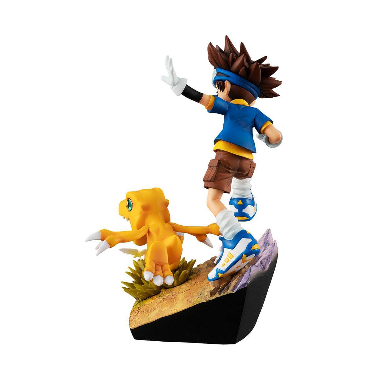 Digimon Adventure G.E.M. Series PVC Statue Taichi Yagami & Agumon 20th Anniversary 12cm - Scale Statue - Megahouse - Hobby Figures UK