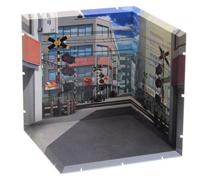 Dioramansion 150 Decorative Parts for Nendoroid and Figma Figures Railway Crossing - Mini Figures - PLM - Hobby Figures UK