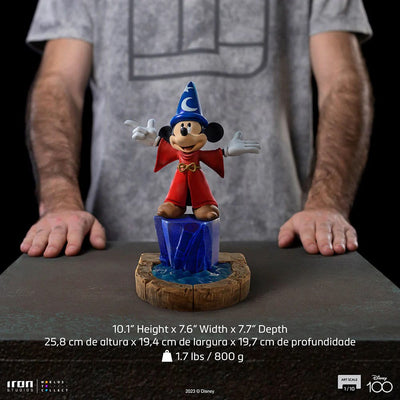 Disney Art Scale Statue 1/10 Mickey Fantasia Regular 25cm - Scale Statue - Iron Studios - Hobby Figures UK