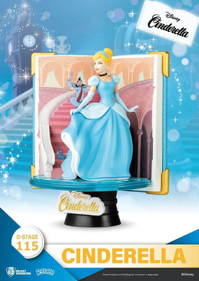 Disney Book Series D-Stage PVC Diorama Cinderella 13cm - Scale Statue - Beast Kingdom Toys - Hobby Figures UK