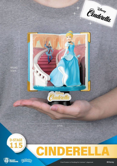 Disney Book Series D-Stage PVC Diorama Cinderella 13cm - Scale Statue - Beast Kingdom Toys - Hobby Figures UK