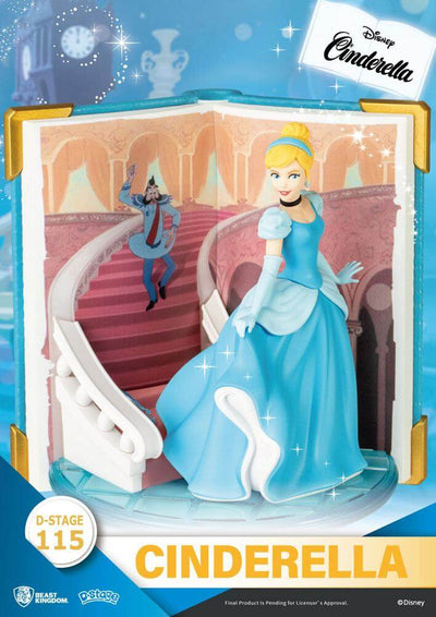 Disney Book Series D-Stage PVC Diorama Cinderella 13cm - Scale Statue - Beast Kingdom Toys - Hobby Figures UK