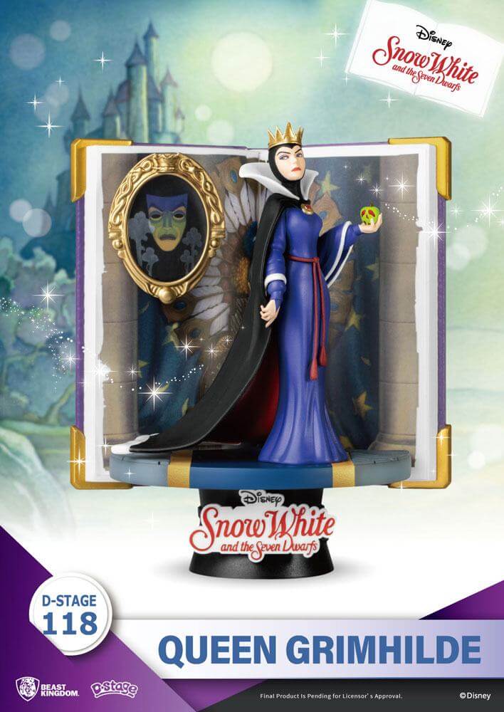 Disney Book Series D-Stage PVC Diorama Grimhilde 13cm - Scale Statue - Beast Kingdom Toys - Hobby Figures UK