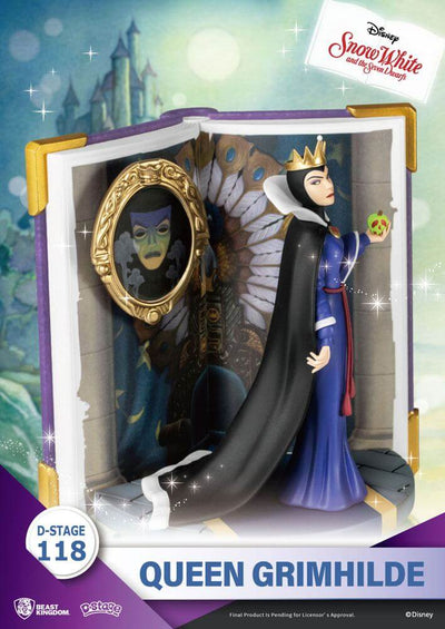 Disney Book Series D-Stage PVC Diorama Grimhilde 13cm - Scale Statue - Beast Kingdom Toys - Hobby Figures UK
