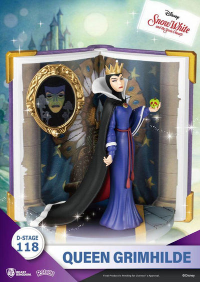 Disney Book Series D-Stage PVC Diorama Grimhilde 13cm - Scale Statue - Beast Kingdom Toys - Hobby Figures UK