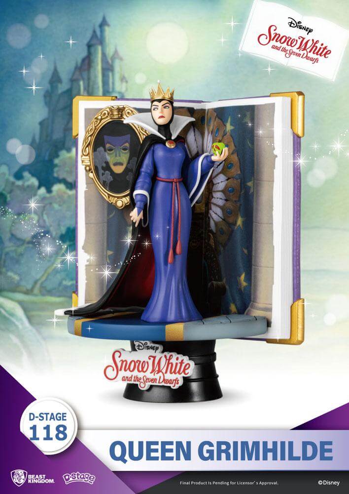 Disney Book Series D-Stage PVC Diorama Grimhilde 13cm - Scale Statue - Beast Kingdom Toys - Hobby Figures UK