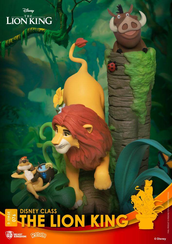 Disney Class Series D-Stage PVC Diorama The Lion King New Version 15cm - Scale Statue - Beast Kingdom Toys - Hobby Figures UK