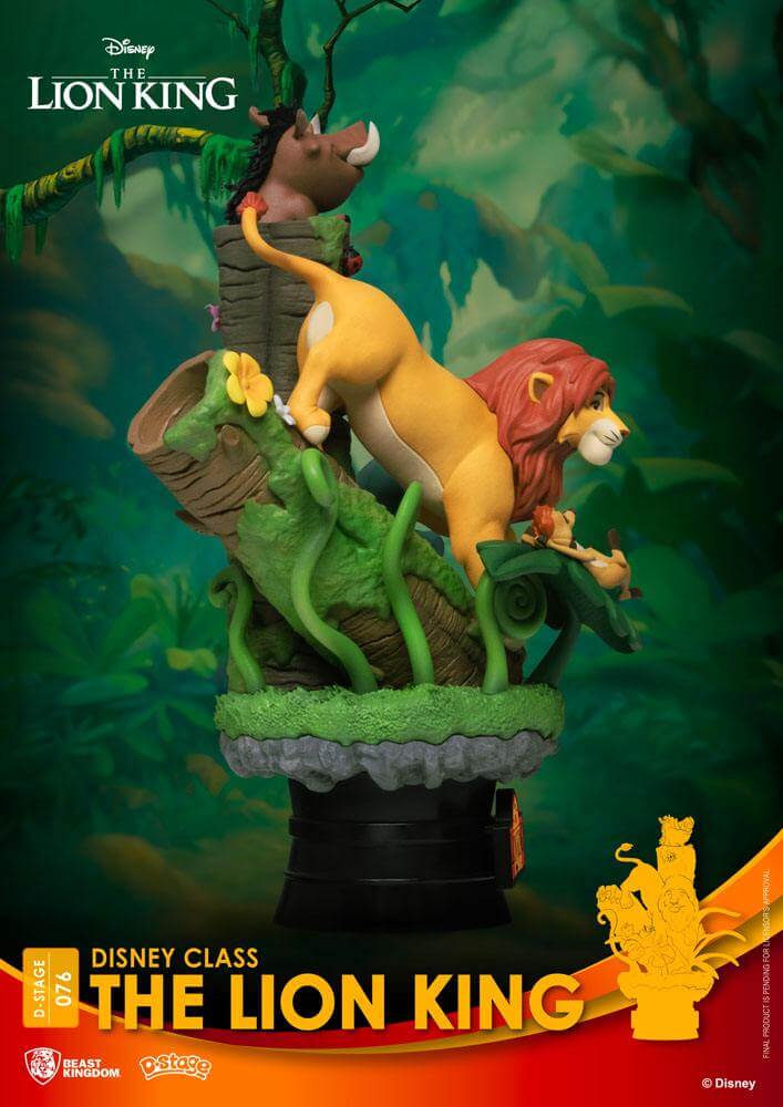 Disney Class Series D-Stage PVC Diorama The Lion King New Version 15cm - Scale Statue - Beast Kingdom Toys - Hobby Figures UK