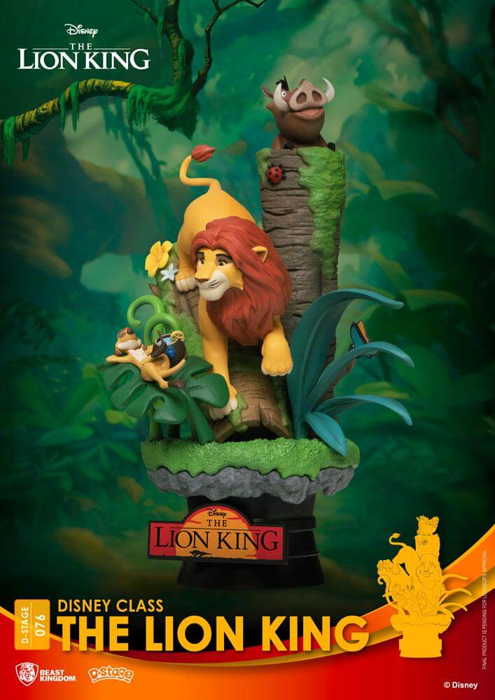 Disney Class Series D-Stage PVC Diorama The Lion King New Version 15cm - Scale Statue - Beast Kingdom Toys - Hobby Figures UK