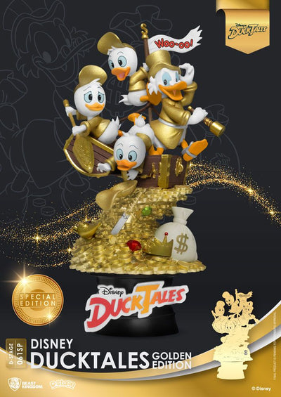 Disney Classic Animation Series D-Stage Diorama DuckTales Golden Edition 15cm - Exclusive - Scale Statue - Beast Kingdom Toys - Hobby Figures UK