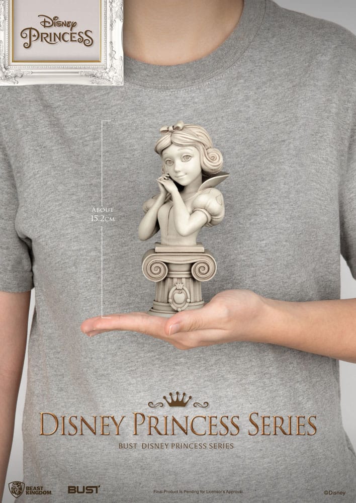 Disney Princess Series PVC Bust Snow White 15cm - Scale Statue - Beast Kingdom Toys - Hobby Figures UK