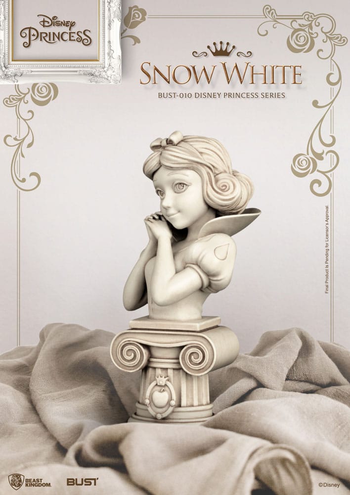 Disney Princess Series PVC Bust Snow White 15cm - Scale Statue - Beast Kingdom Toys - Hobby Figures UK