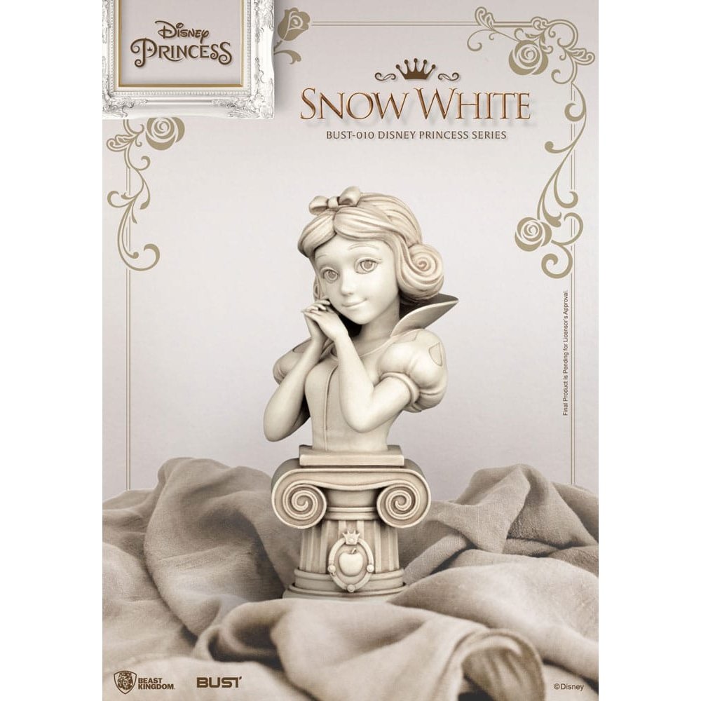 Disney Princess Series PVC Bust Snow White 15cm - Scale Statue - Beast Kingdom Toys - Hobby Figures UK