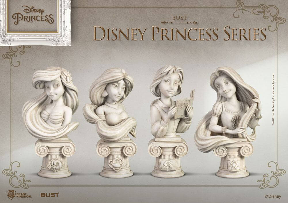 Disney Princess Series PVC Bust Tangled Rapunzel 15cm - Scale Statue - Beast Kingdom Toys - Hobby Figures UK