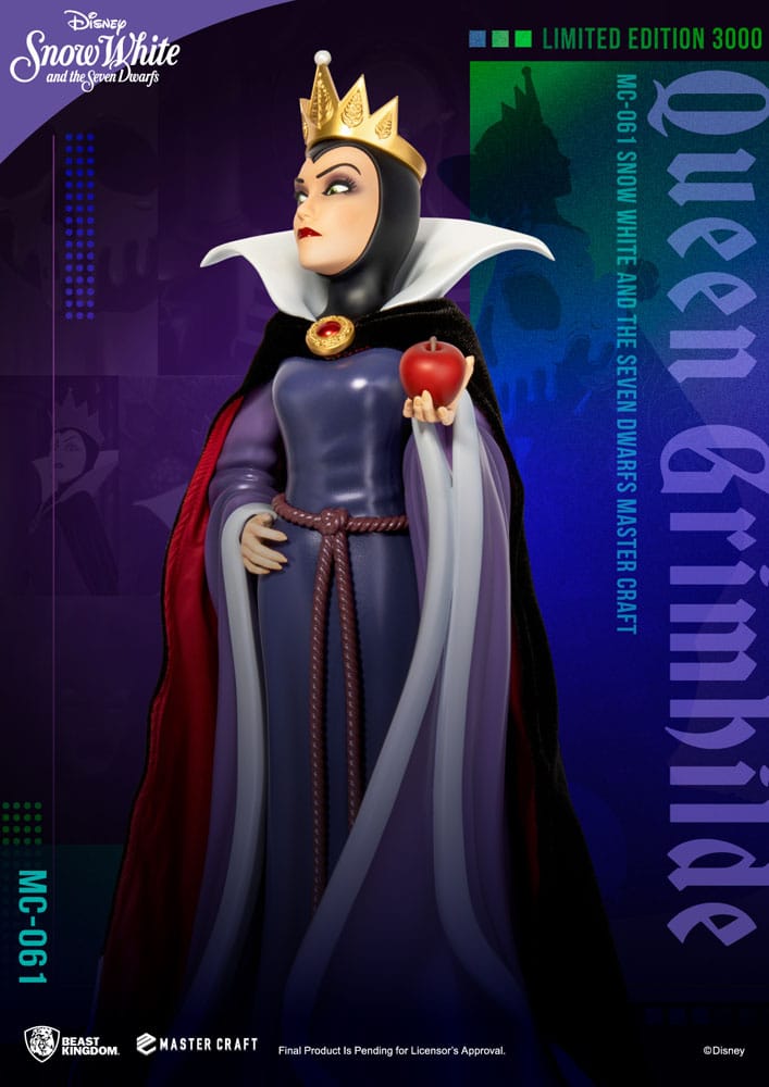 Disney Snow White and the Seven Dwarfs Master Craft Statue Queen Grimhilde 41cm - Scale Statue - Beast Kingdom Toys - Hobby Figures UK