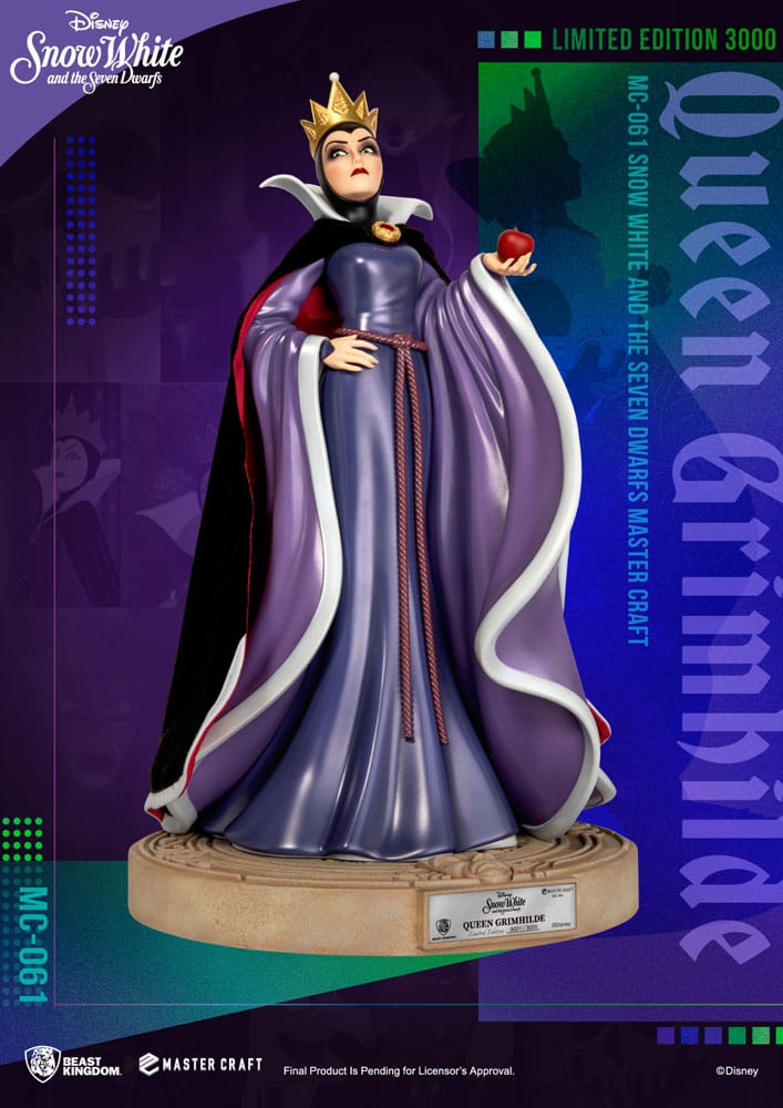 Disney Snow White and the Seven Dwarfs Master Craft Statue Queen Grimhilde 41cm - Scale Statue - Beast Kingdom Toys - Hobby Figures UK