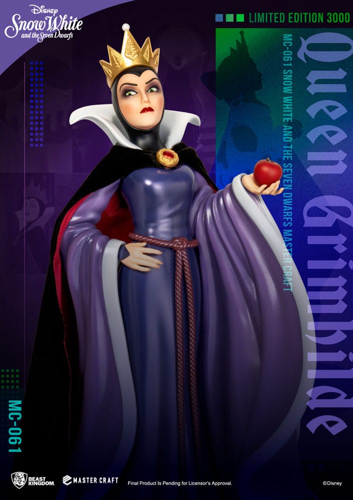 Disney Snow White and the Seven Dwarfs Master Craft Statue Queen Grimhilde 41cm - Scale Statue - Beast Kingdom Toys - Hobby Figures UK