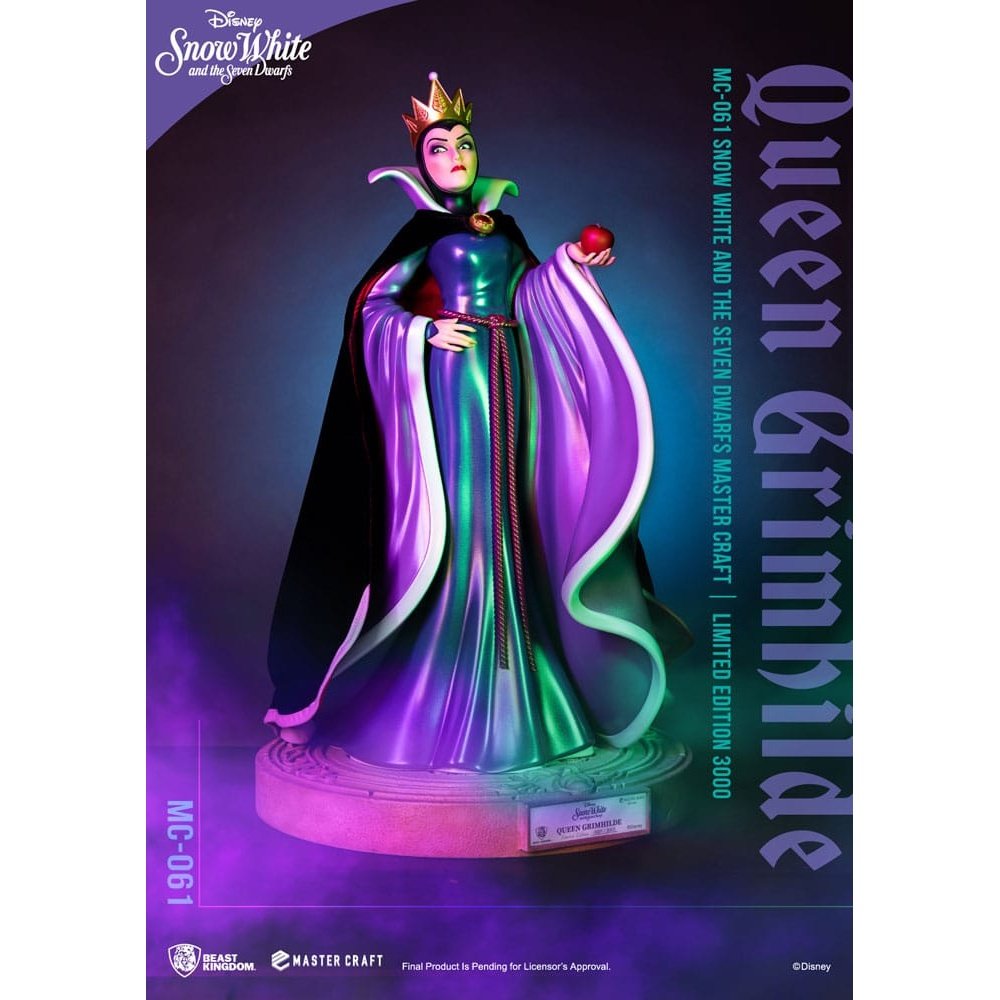 Disney Snow White and the Seven Dwarfs Master Craft Statue Queen Grimhilde 41cm - Scale Statue - Beast Kingdom Toys - Hobby Figures UK