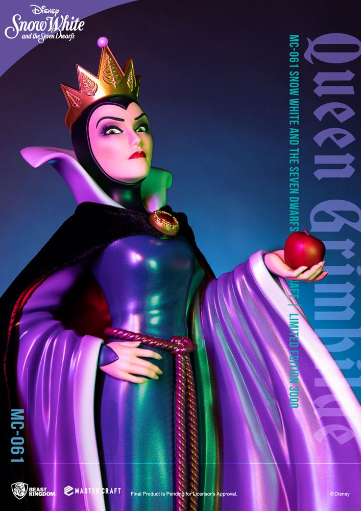 Disney Snow White and the Seven Dwarfs Master Craft Statue Queen Grimhilde 41cm - Scale Statue - Beast Kingdom Toys - Hobby Figures UK