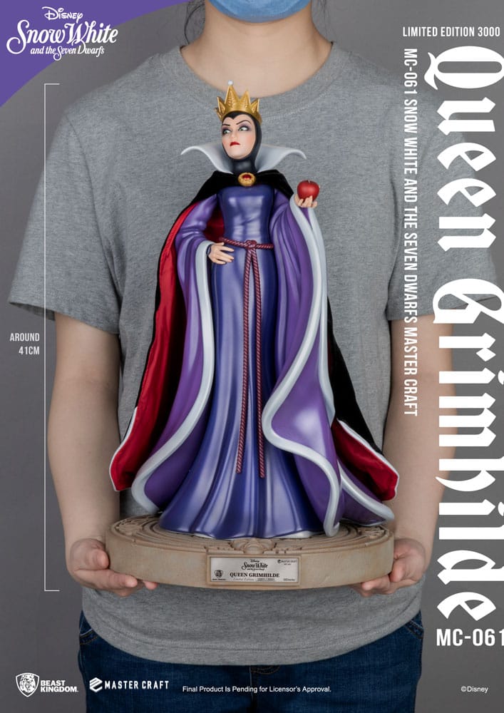 Disney Snow White and the Seven Dwarfs Master Craft Statue Queen Grimhilde 41cm - Scale Statue - Beast Kingdom Toys - Hobby Figures UK