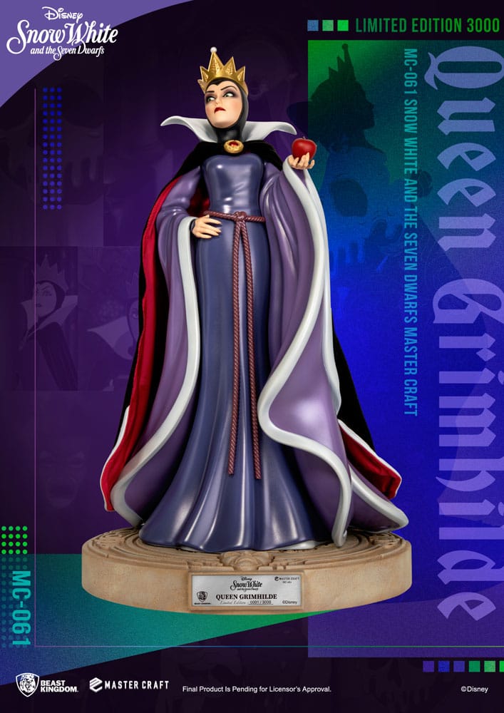 Disney Snow White and the Seven Dwarfs Master Craft Statue Queen Grimhilde 41cm - Scale Statue - Beast Kingdom Toys - Hobby Figures UK