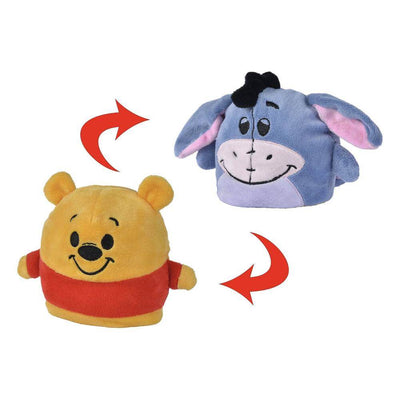 Disney: Winnie The Pooh Reversible Plush Figure Winnie/Eeyore 8 cm - Plush - Simba - Hobby Figures UK