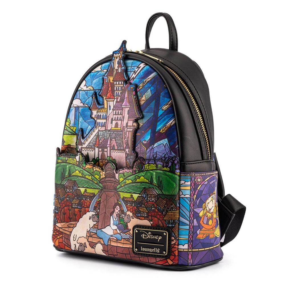 Disney by Loungefly Backpack Beauty and the Beast Princess Castle Series Belle - Apparel & Accessories - Loungefly - Hobby Figures UK