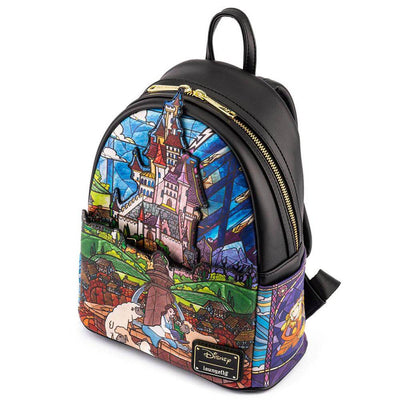 Disney by Loungefly Backpack Beauty and the Beast Princess Castle Series Belle - Apparel & Accessories - Loungefly - Hobby Figures UK