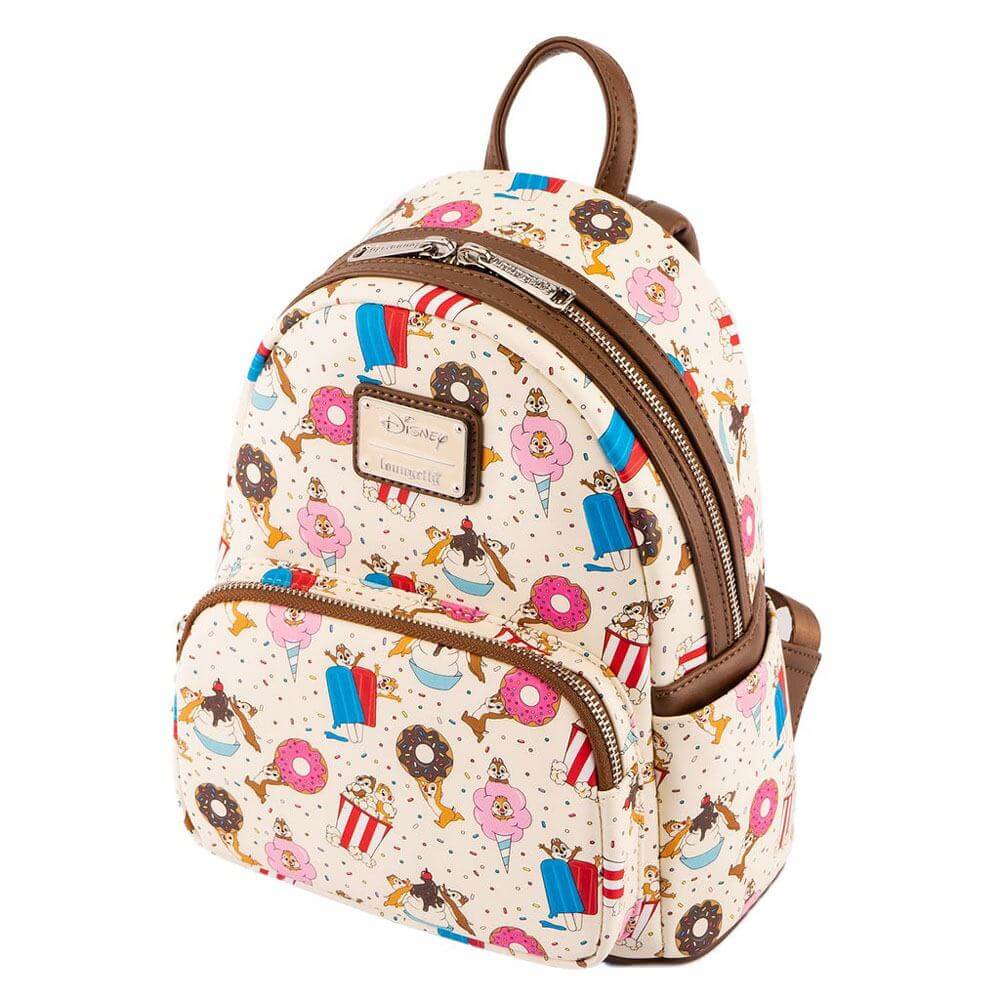 Disney by Loungefly Backpack Chip and Dale Snackies All Over Print - Apparel & Accessories - Loungefly - Hobby Figures UK