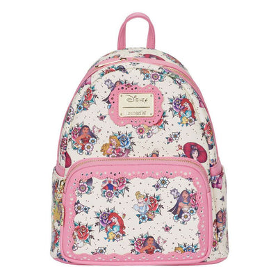 Disney by Loungefly Backpack Princess Tattoo All Over Print - Apparel & Accessories - Loungefly - Hobby Figures UK