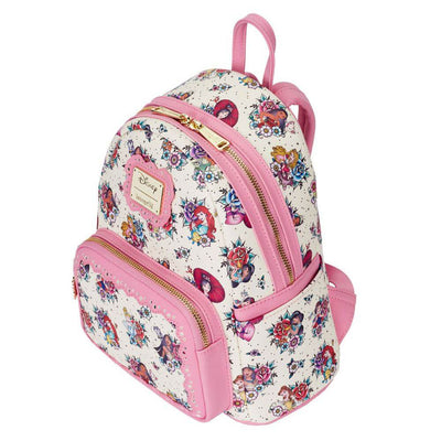 Disney by Loungefly Backpack Princess Tattoo All Over Print - Apparel & Accessories - Loungefly - Hobby Figures UK