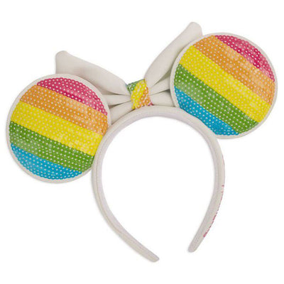 Disney by Loungefly Headband Sequin Rainbow Minnie Ears - Apparel & Accessories - Loungefly - Hobby Figures UK