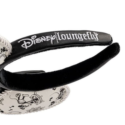 Disney by Loungefly Headband Steamboat Willie Ears Bow Rope Piping - Apparel & Accessories - Loungefly - Hobby Figures UK