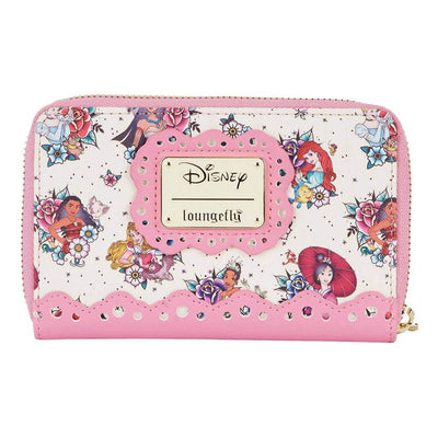 Disney by Loungefly Wallet Princess Tattoo All Over Print - Apparel & Accessories - Loungefly - Hobby Figures UK