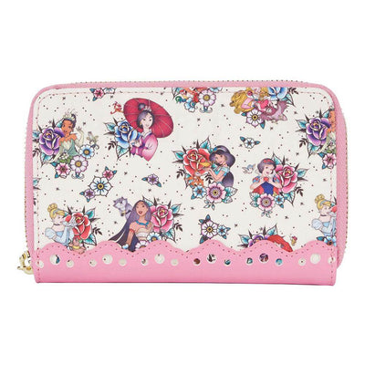 Disney by Loungefly Wallet Princess Tattoo All Over Print - Apparel & Accessories - Loungefly - Hobby Figures UK